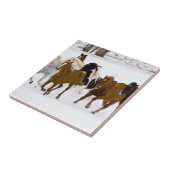 冬のの走馬の景色 タイル (側面)