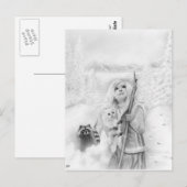 冬のはがきに ポストカード (正面/裏面)