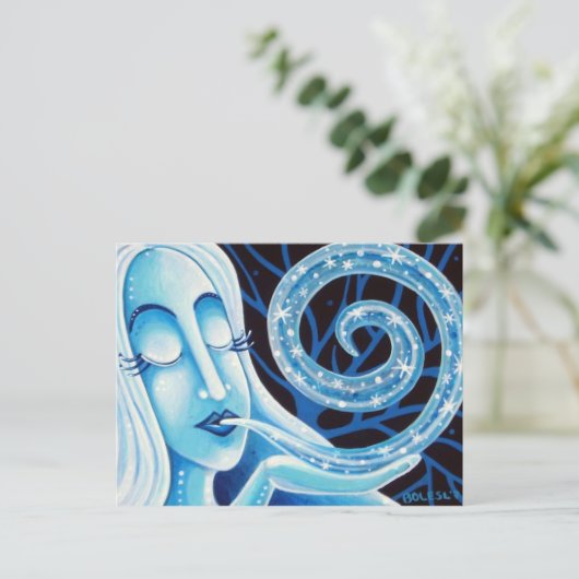 冬のはがき ポストカード (スタンド正面)