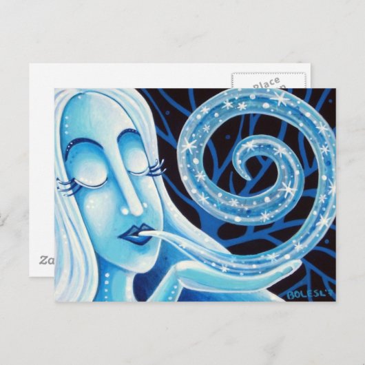 冬のはがき ポストカード (正面/裏面)