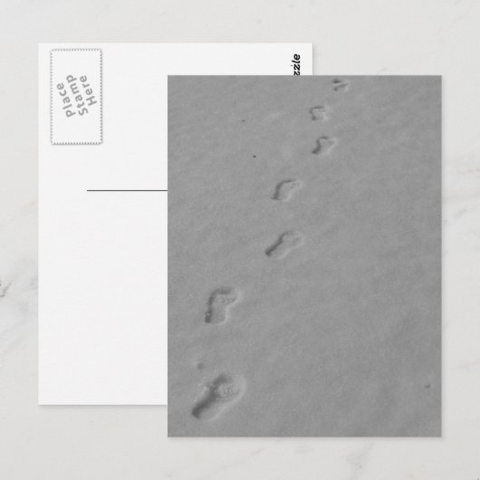 冬のはがき! ポストカード (正面/裏面)