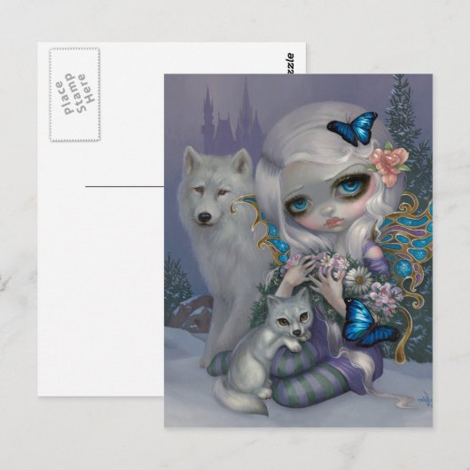 冬のはがき ポストカード (正面/裏面)