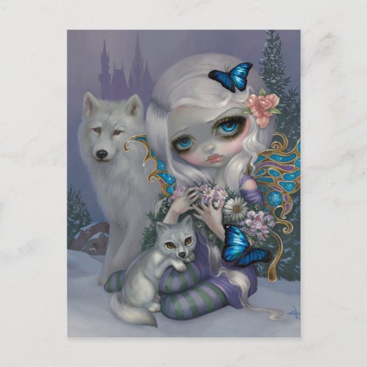 冬のはがき ポストカード (正面)