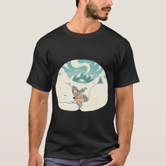 冬のゆったりとした時間 Tシャツ (正面)