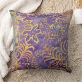 冬のろうけつ染め クッション (ブランケット)