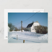 冬のアイオワバーン ポストカード (正面/裏面)
