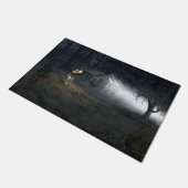 冬のアイスカバーパインコーンフロアマット ドアマット (アングル)