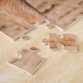 冬のアイスランド馬 ジグソーパズル (側面)