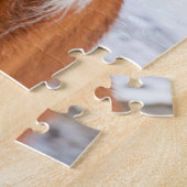 冬のアイスランド馬 ジグソーパズル (側面)