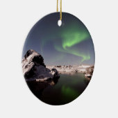 冬のアイスランド セラミックオーナメント (右)