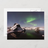 冬のアイスランド ポストカード (正面/裏面)