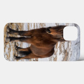 冬のアイスロッドホース Case-Mate iPhoneケース (裏面 (横))