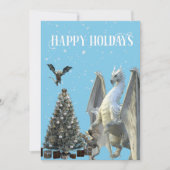 冬のアイドラゴンクリスマスハッピーホリデー シーズンカード (正面)