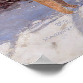 冬のアイリッシュテリア ポスター (角)