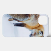 冬のアカギツネ Case-Mate iPhoneケース (裏面 (横))