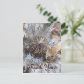 冬のアザミ感謝してい- Yuu Card ポストカード (スタンド正面)