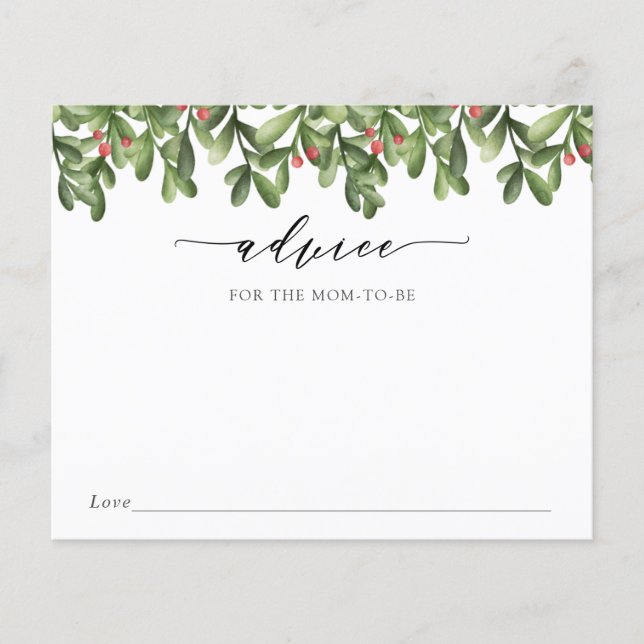 冬のアドバイス (正面)