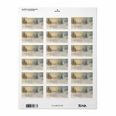 冬のアドレスラベル ラベル (フルシート)