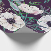 冬のアネモネの包装紙 ラッピングペーパー (角)