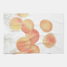 冬のアプリコットの夢 キッチンタオル
