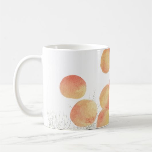 冬のアプリコットの夢 コーヒーマグカップ (左)