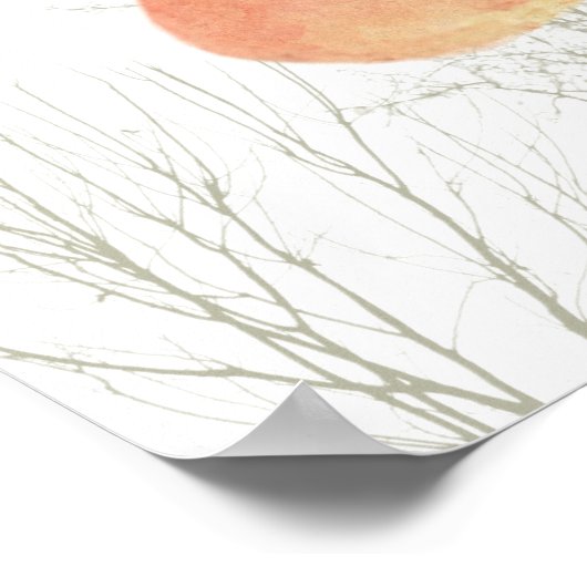 冬のアプリコットの夢 ポスター (角)