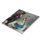 冬のアリス大きなセラミックタイル タイル (側面)