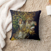 冬のアルカンボルド クッション (ブランケット)