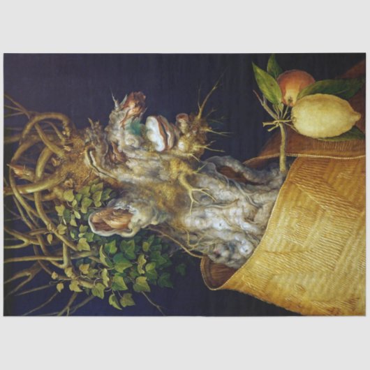 冬のアルカンボルド 薄葉紙 (正面)