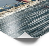 冬のアルゴマウィスコンシンライトハウス フォトプリント            (角)