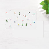 冬のアルパインスキーヤースキーパターン (デスク)