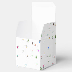 冬のアルパインスキーヤースキーパターン フェイバーボックス