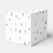 冬のアルパインスキーヤースキーパターン フェイバーボックス (裏面サイド)