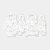 冬のアルパインスキーヤースキーパターン フェイバーボックス (折り畳みなし)