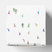 冬のアルパインスキーヤースキーパターン フェイバーボックス (上部)