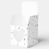 冬のアルパインスキーヤースキーパターン フェイバーボックス (オープン)