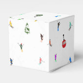 冬のアルパインスキーヤーズスキーパターン フェイバーボックス (正面サイド)