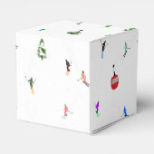 冬のアルパインスキーヤーズスキーパターン フェイバーボックス (裏面サイド)