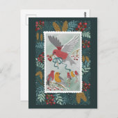 冬のアースソングはがき ポストカード (正面/裏面)