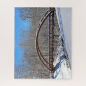 冬のアーチ橋 ジグソーパズル (縦)