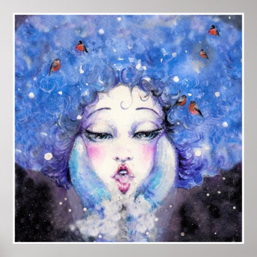 冬のアートポスター ポスター (正面)