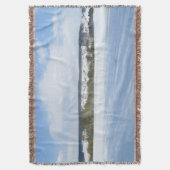 冬のイギリスの田舎パーソナライズされた- スローブランケット (正面縦)