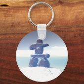 冬のイヌクシュクキーチェーン キーホルダー (正面)