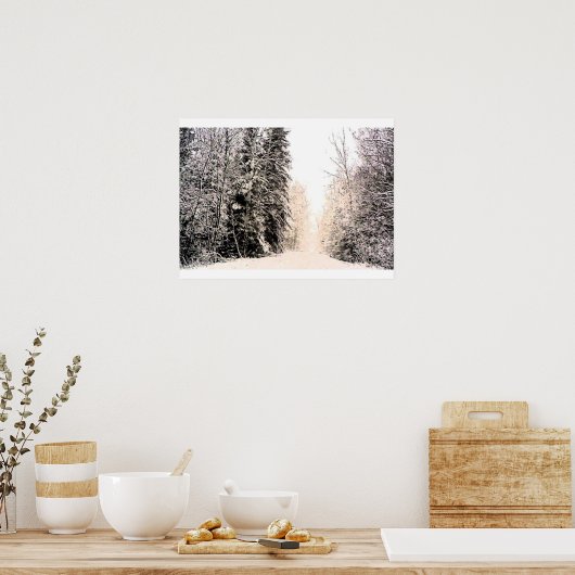 冬のインク ポスター (キッチン)