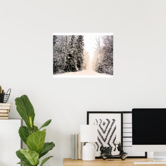 冬のインク ポスター (ホームオフィス)