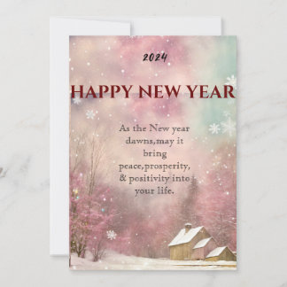 冬のウィスパーズ：雪の年賀状 シーズンカード