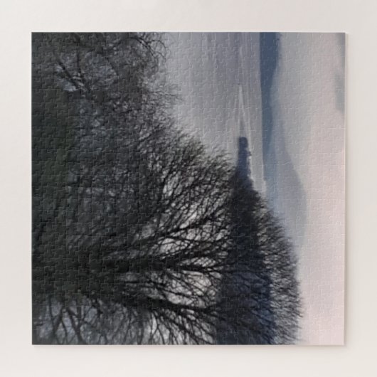 冬のウィンダミア – レイクディストリクトジグソーパズル ジグソーパズル (横)