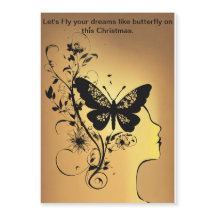 冬のウイスパー:蝶の翼の挨拶»