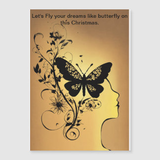 冬のウイスパー:蝶の翼の挨拶»