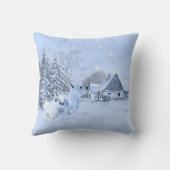 冬のウェスティ PILLOW クッション (裏面)